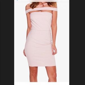Beige Bodycon dress